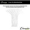Champion Sports 4mm – 50gm – Basketball Net – Braided Nylon – White