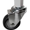 Champion Sports Deluxe Heavy Duty Basketball Storage Cart with Locking Swivel Caster Wheels (Black)(Double Wide (24 Ball Capacity))