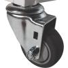 Champion Sports Deluxe Heavy Duty Basketball Storage Cart with Locking Swivel Caster Wheels (Black)(Vertical Cage (20 Ball Capacity))