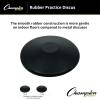 Champion Sports Practice & Competition Discus – Rubber, Plastic, or Wood Options, Multiple Weights for Track and Field Training(Rubber Practice Discus (1.0 KG))
