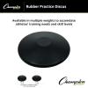 Champion Sports Practice & Competition Discus – Rubber, Plastic, or Wood Options, Multiple Weights for Track and Field Training(Rubber Practice Discus (1.0 KG))