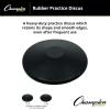 Champion Sports Practice & Competition Discus – Rubber, Plastic, or Wood Options, Multiple Weights for Track and Field Training(Rubber Practice Discus (1.6 KG))