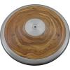 Champion Sports Practice & Competition Discus – Rubber, Plastic, or Wood Options, Multiple Weights for Track and Field Training(Wood Competition Practice Discus (1.0 KG))