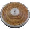 Champion Sports Practice & Competition Discus – Rubber, Plastic, or Wood Options, Multiple Weights for Track and Field Training(Wood Competition Practice Discus (1.0 KG))