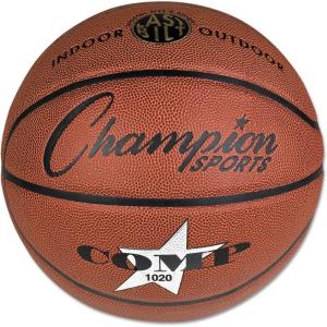 Champion Sports-SB1020 Composite Game Basketballs, Composite Basketball, Official (Size 7-29.5″)(Official)