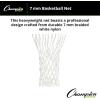 Champion Sports unisex adult 7 mm Deluxe Pro Non Whip Basketball Net, Deluxe Professional (7mm – White)
