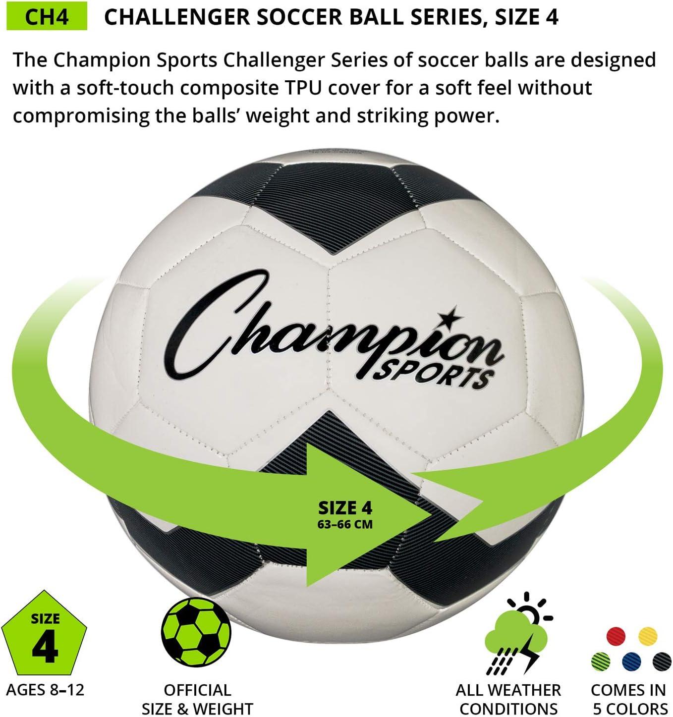 image:imageChampion Sports Challenger Soccer BallRedWhite