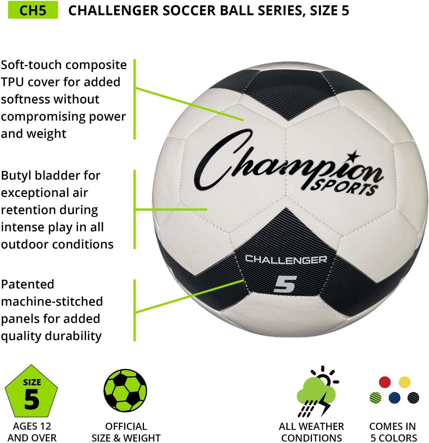 image:imageChampion Sports Challenger Soccer BallRedWhite