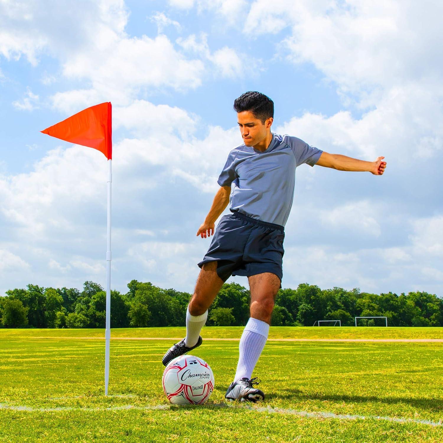 image:imageChampion Sports Collapsible Soccer Corner Flags with Posts Set of 4