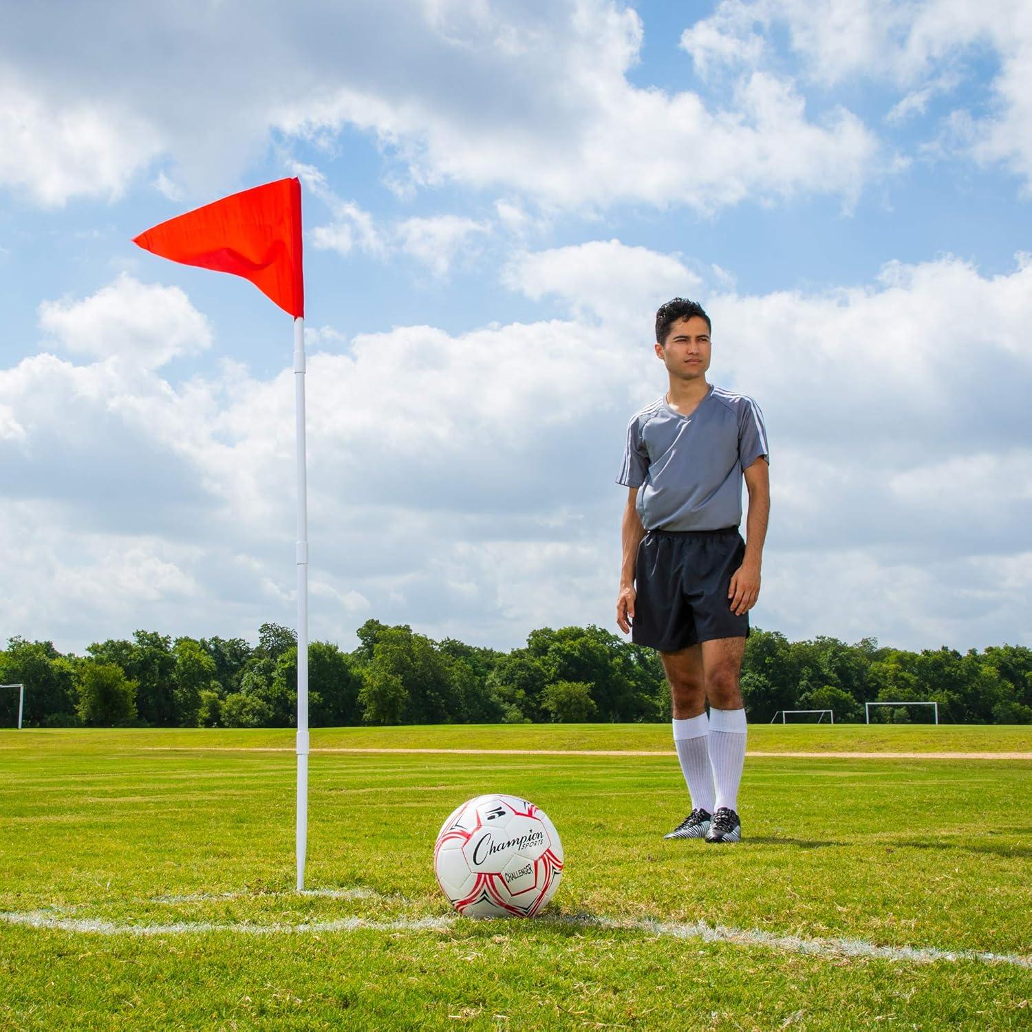 image:imageChampion Sports Collapsible Soccer Corner Flags with Posts Set of 4