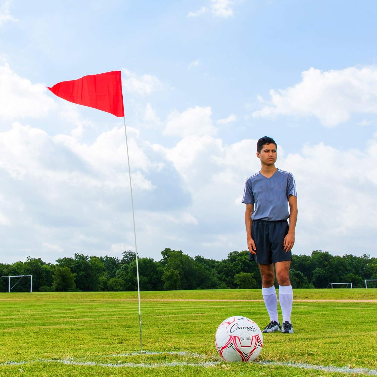 image:imageChampion Sports Economy Soccer Corner Flags with Ground Stakes Set of 4