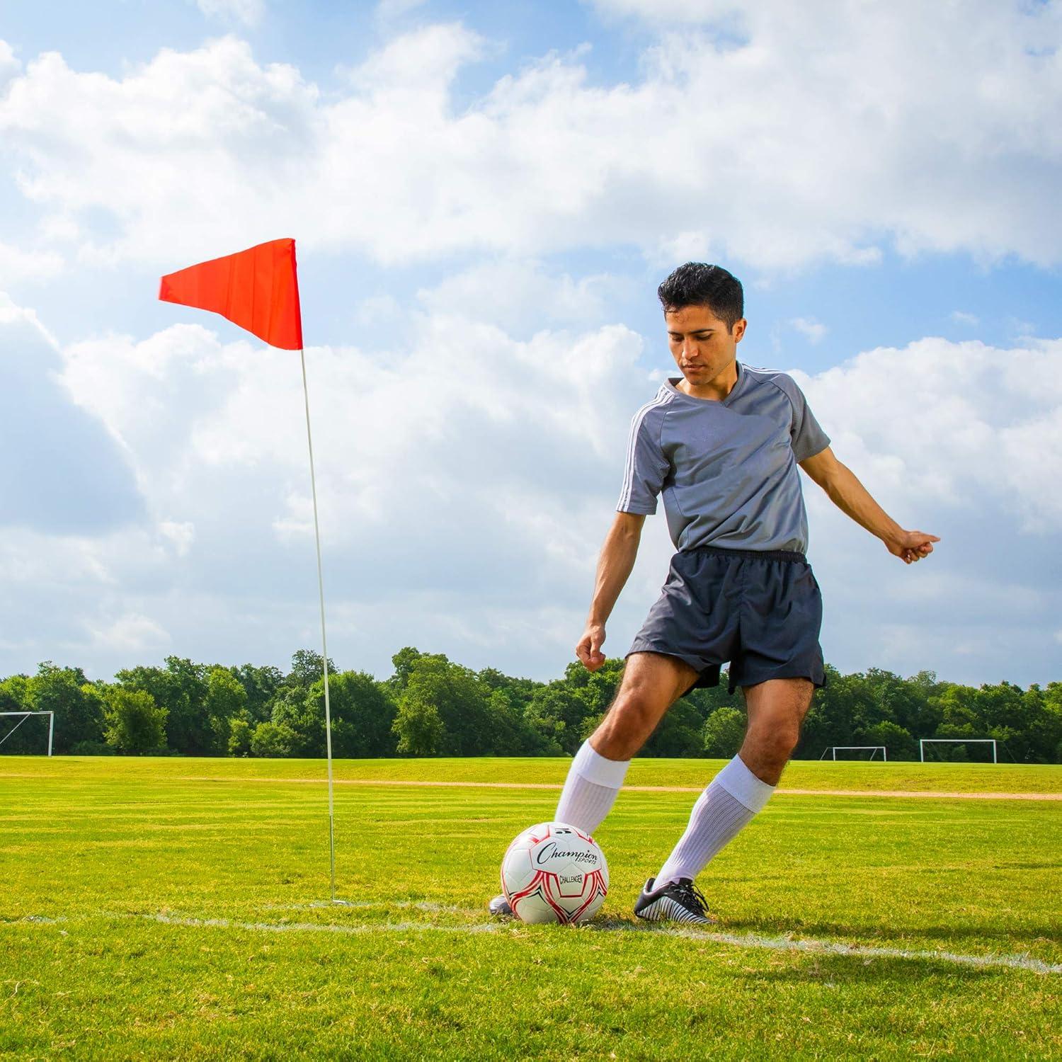 image:imageChampion Sports Economy Soccer Corner Flags with Ground Stakes Set of 4