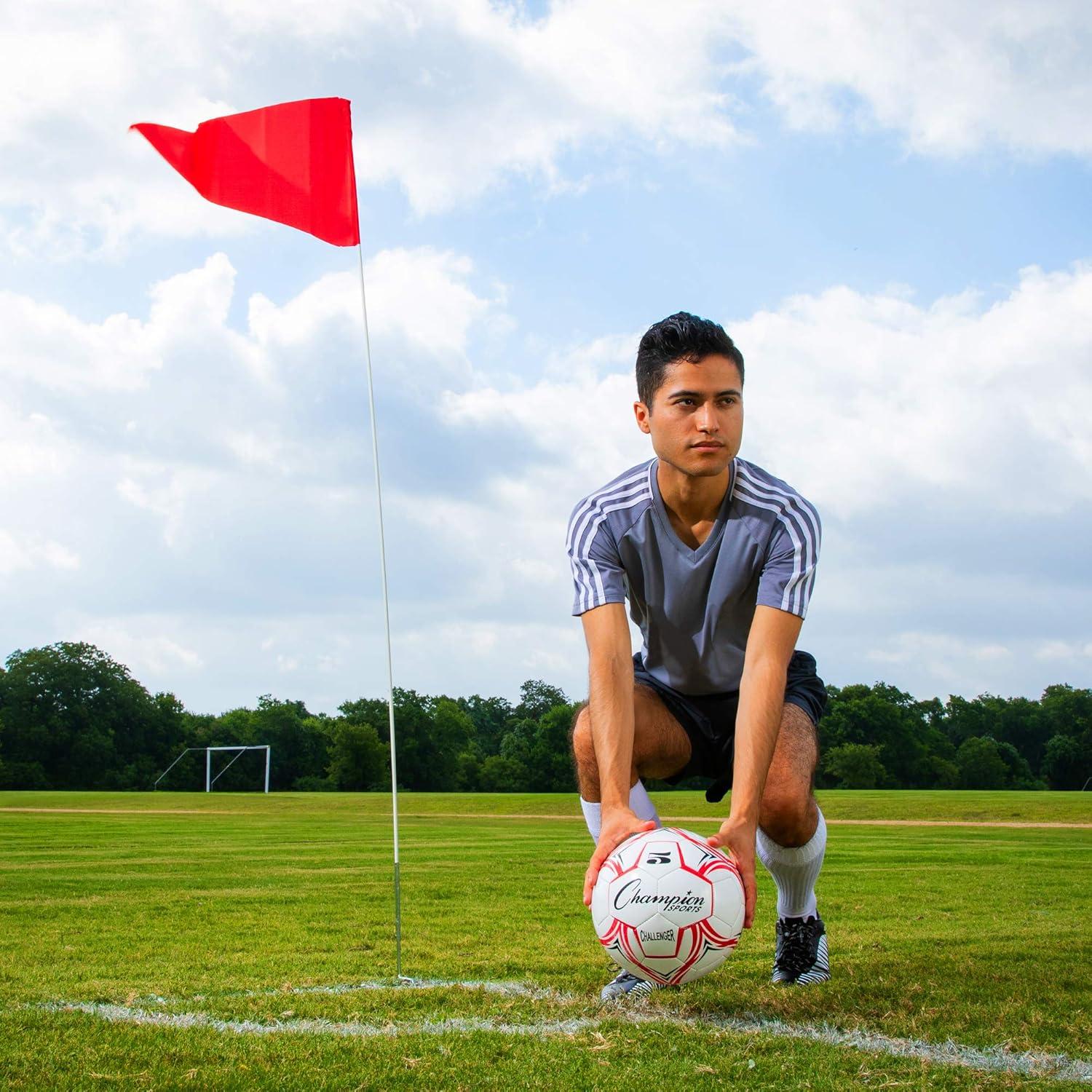 image:imageChampion Sports Economy Soccer Corner Flags with Ground Stakes Set of 4