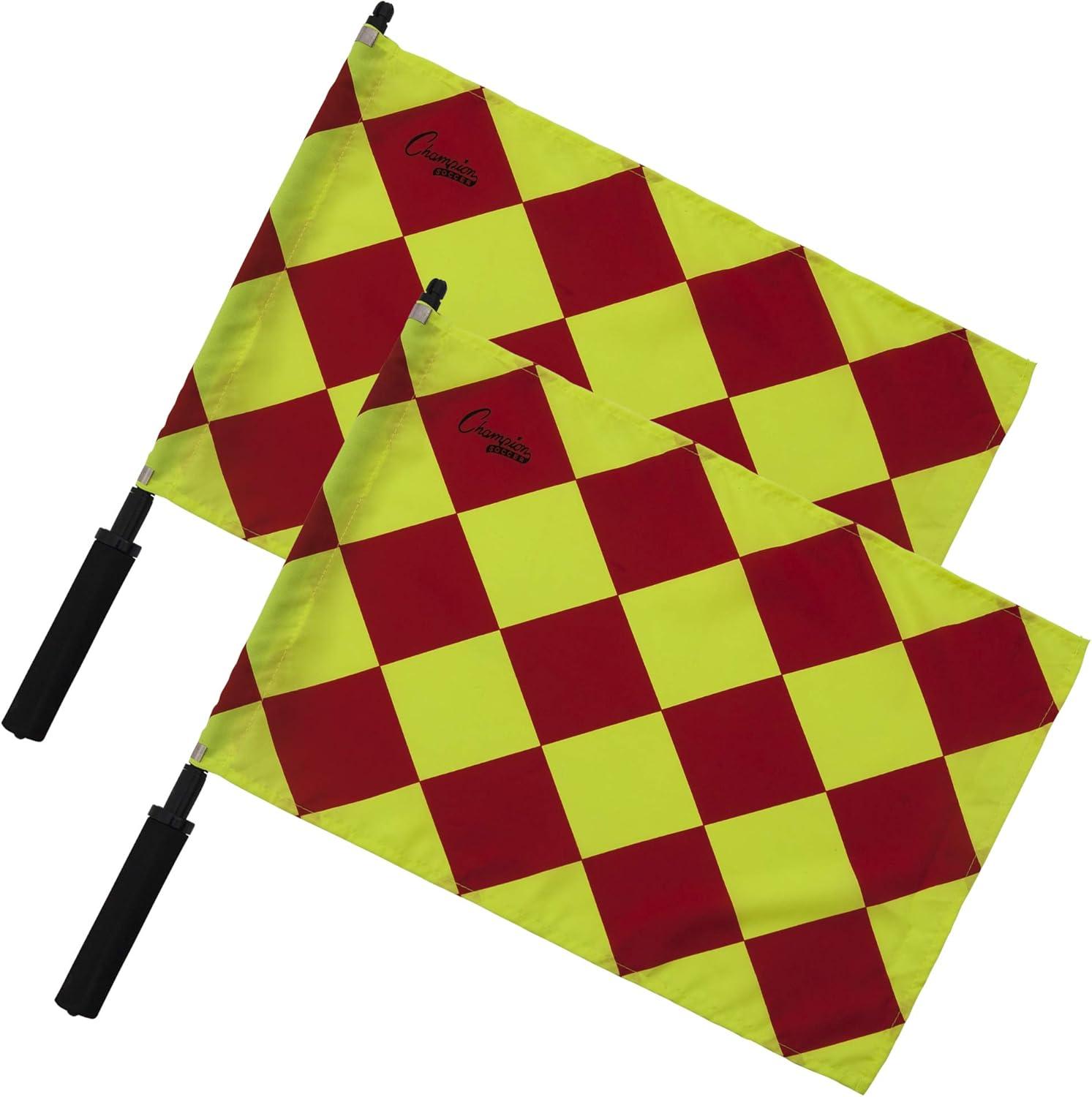 image:imageChampion Sports Official Soccer Diamond Linesmans Flag Set of 2 with Carry Case