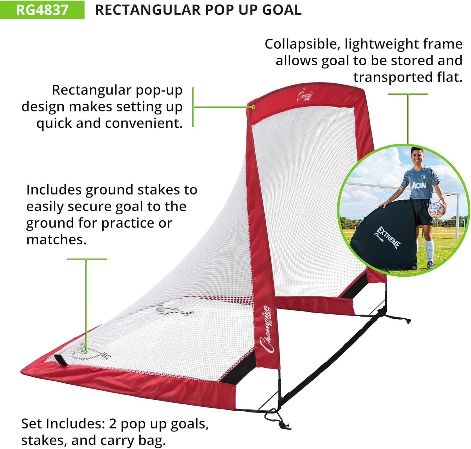 image:imageChampion Sports RG4837 Rectangular PopUp Goal Orange