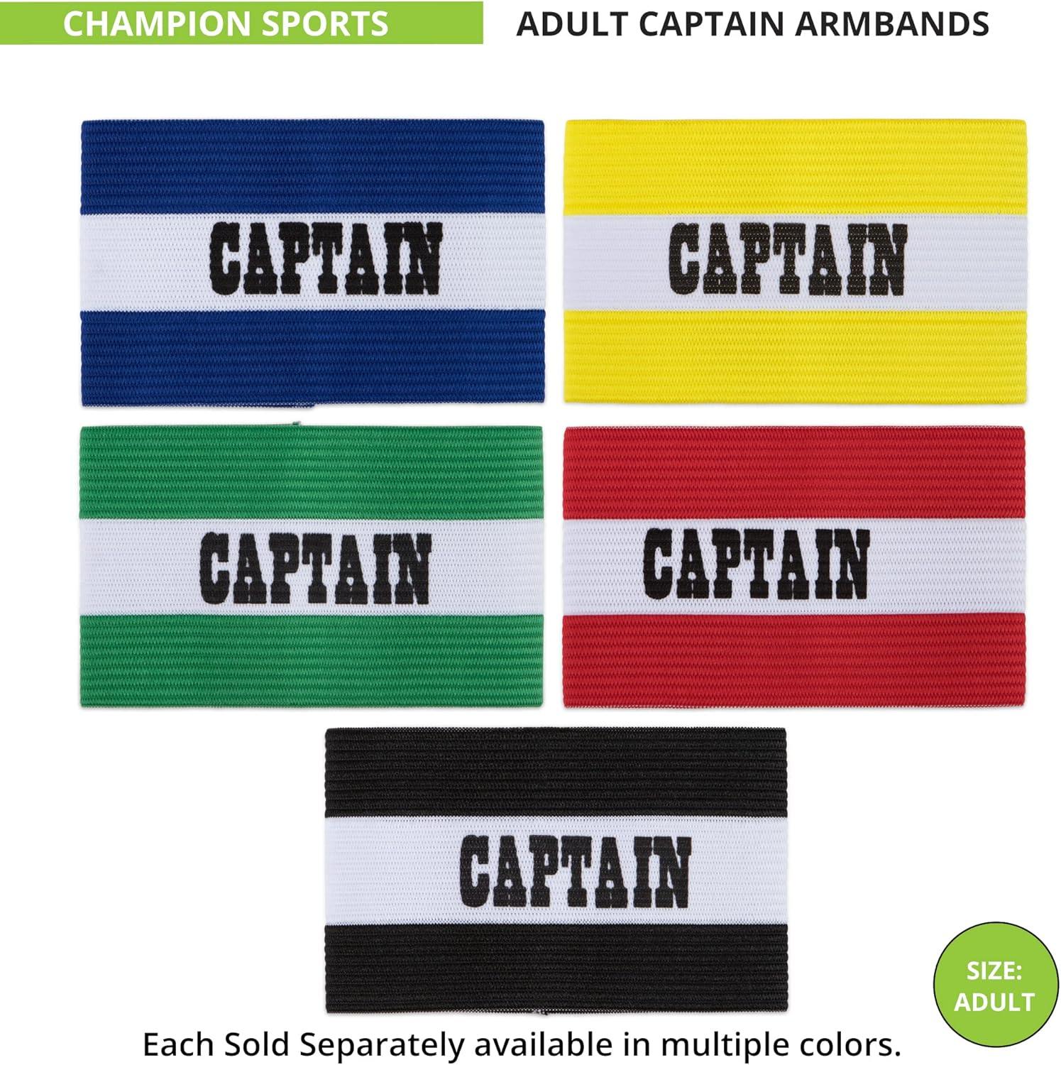 image:imageChampion Sports Soccer Captains Arm Band YellowWhite One size