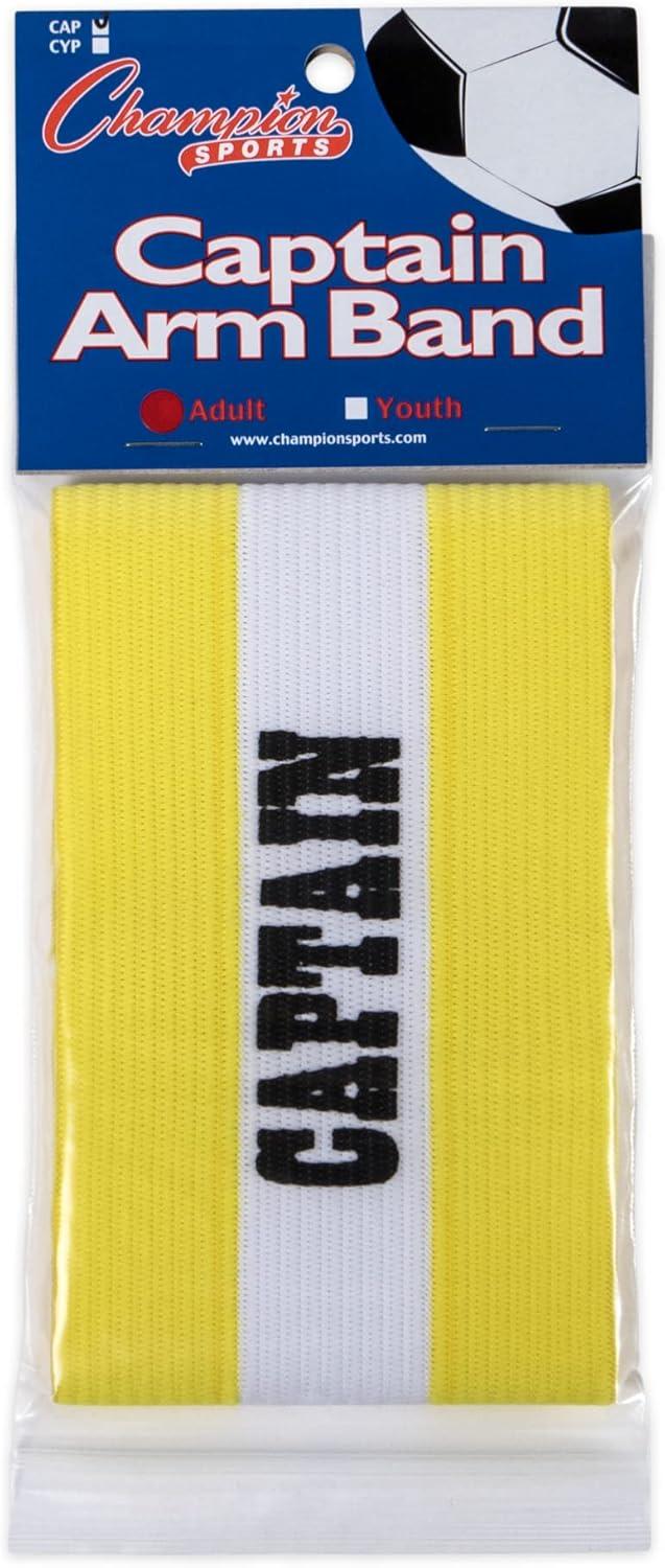 image:imageChampion Sports Soccer Captains Arm Band YellowWhite One size