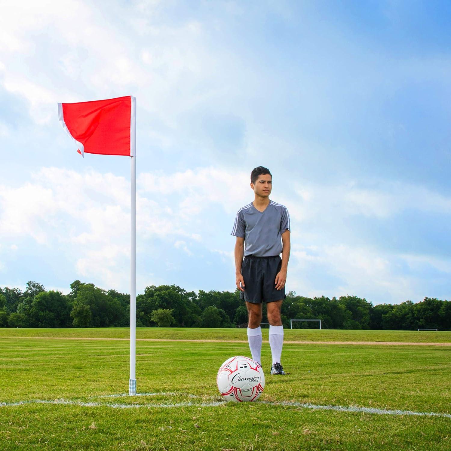 image:imageChampion Sports Soccer Corner Flags with Steel Ground Pegs Set of 4