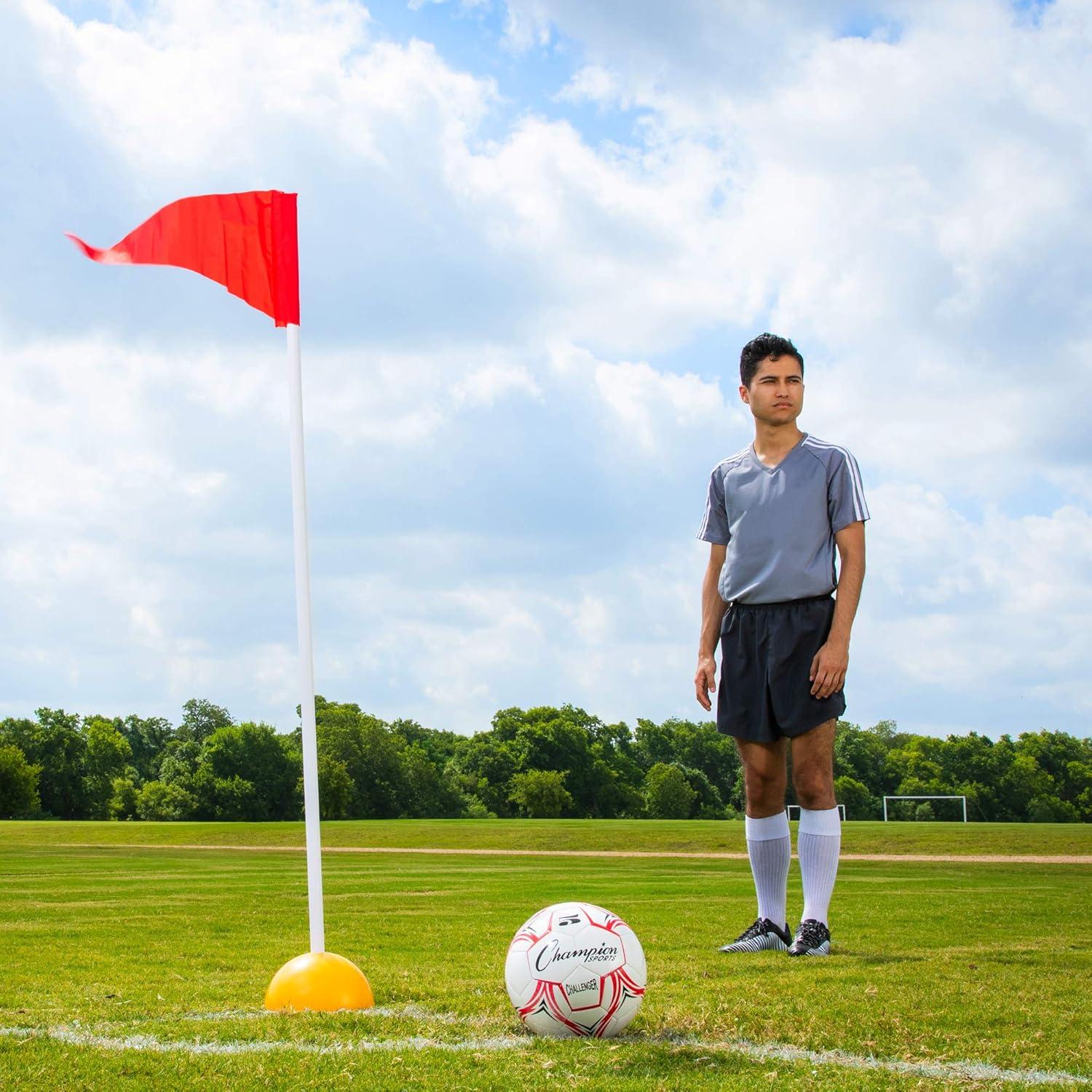 image:imageChampion Sports Universal Soccer Corner Flags with SandFill Base Set of 4