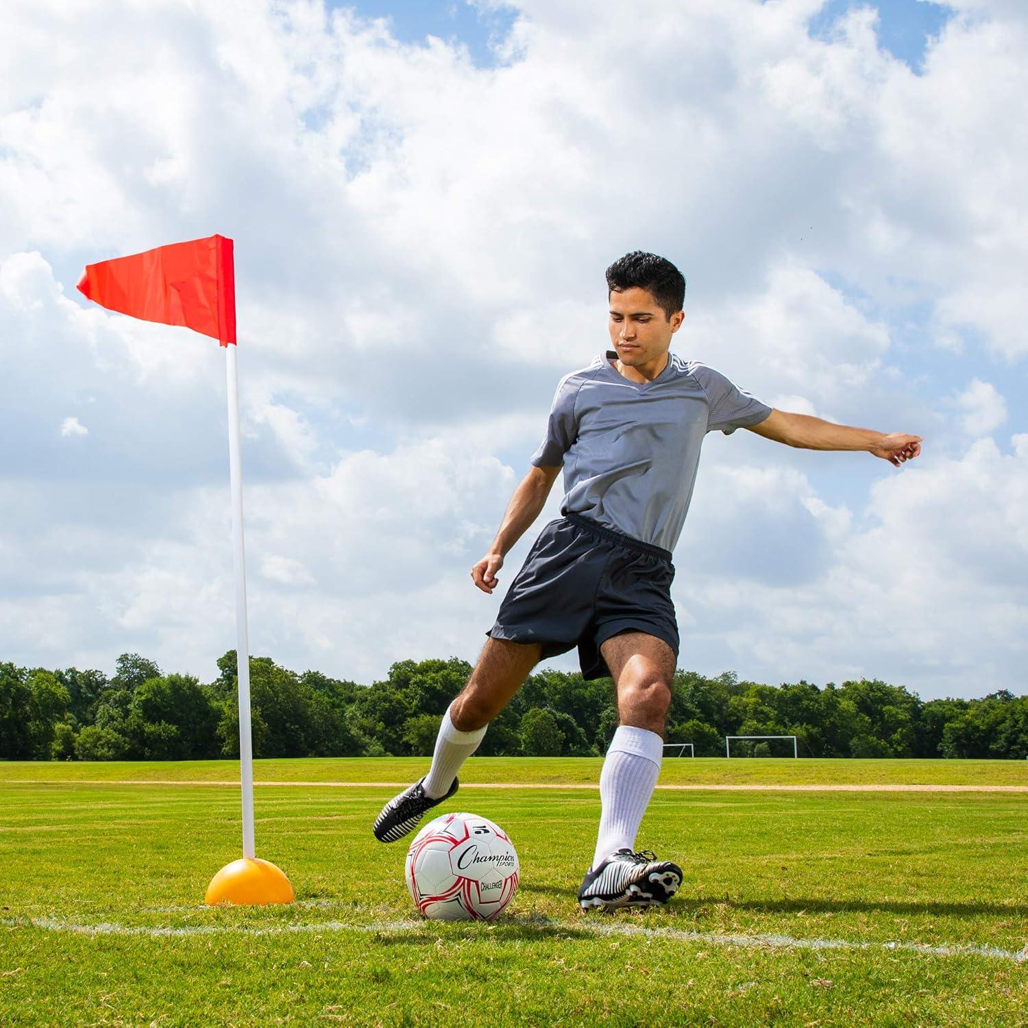 image:imageChampion Sports Universal Soccer Corner Flags with SandFill Base Set of 4