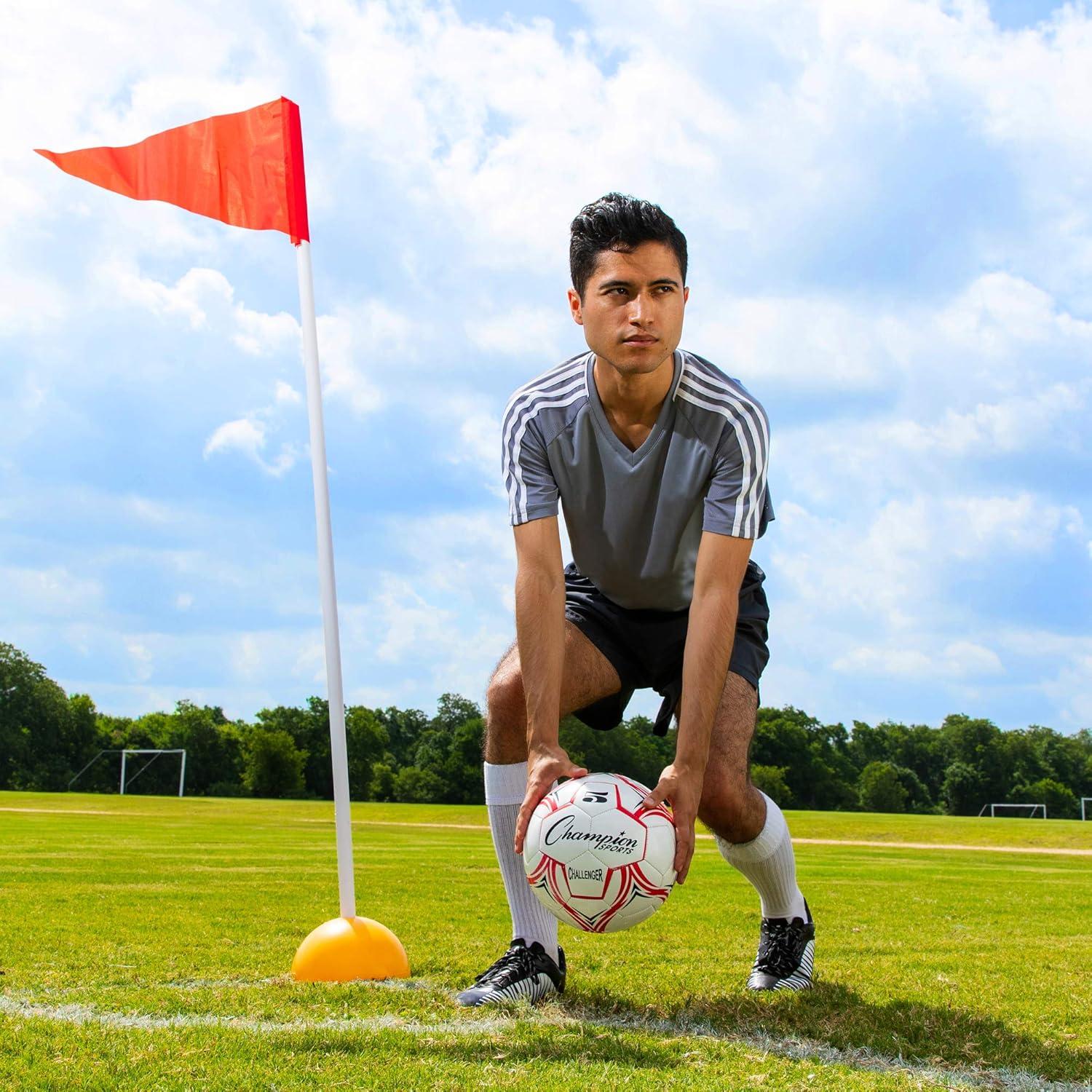 image:imageChampion Sports Universal Soccer Corner Flags with SandFill Base Set of 4