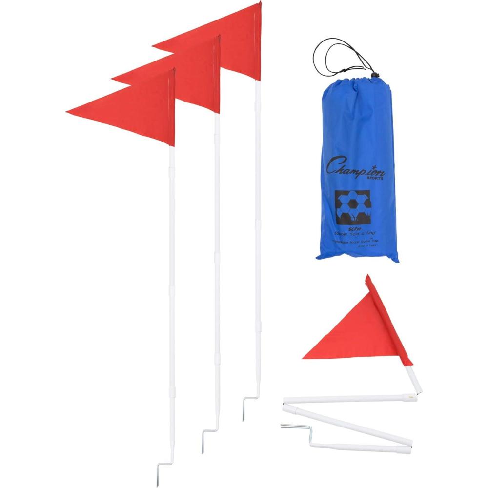 image:imageChampion Sports Collapsible Soccer Corner Flags with Posts Set of 4