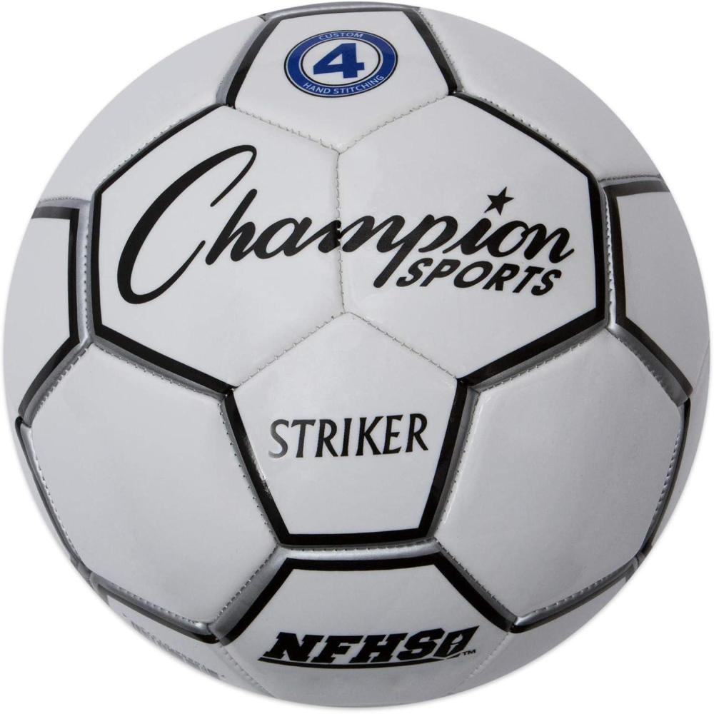 image:imageChampion Sports Striker Soccer Ball PU Cover Butyl Bladder MachineStitched Panels Durable Youth amp Adult Soccer Ball for Practice or Play Sizes 3 4 5Size 4