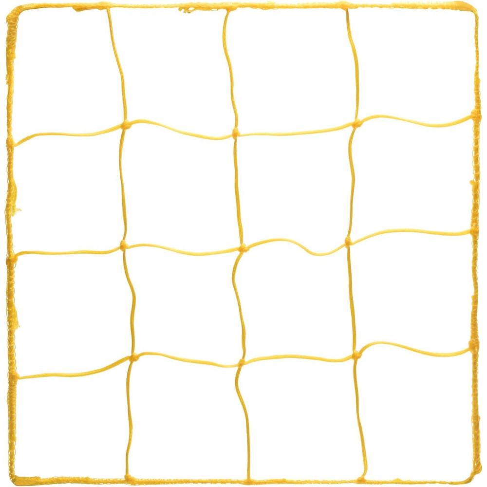 image:imagePair of 40 mm Braided Official Size Soccer Nets by Champion SportsYellow