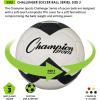 Champion Sports Challenger Soccer Ball(Black/White)
