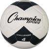 Champion Sports Challenger Soccer Ball(Black/White)