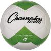 Champion Sports Challenger Soccer Ball(Green/White)