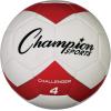 Champion Sports Challenger Soccer Ball(Red/White)