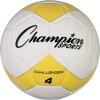 Champion Sports Challenger Soccer Ball(Yellow/White)