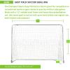 Champion Sports Easy Fold Soccer Goal: – Ultimate Portable Convenient and Quick Setup Goal