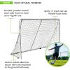 Champion Sports Easy Fold Soccer Goal – Ultimate Portable Convenient and Quick Setup Goal