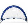 Champion Sports Extreme Pop-Up Soccer Goal with Carrying Bag, Portable Training Soccer Net with Anchoring Pegs, 1 Pair of Half Moon Mini Soccer Goals for Soccer Training – 30″ x 18″ x 18″