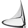 Champion Sports Extreme Pop-Up Soccer Goal with Carrying Bag, Portable Training Soccer Net with Anchoring Pegs, 1 Pair of Half Moon Mini Soccer Goals for Soccer Training – 72″ x 40″ x 40″