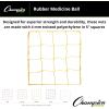 Champion Sports Official Size 4.0mm Soccer Net Pair (2) – Braided 5″ Square Polyethylene Netting