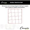Champion Sports Official Size 4.0mm Soccer Net Pair (2) – Braided 5″ Square Polyethylene Netting