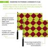 Champion Sports Official Soccer Diamond Linesman’s Flag – Set of 2 with Carry Case