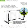 Champion Sports Rhino Flex Portable Soccer Goal – Durable Pop-Up Soccer Net with Carry Bag, Ground Stakes, and Sturdy Frame, Easy Setup for Backyard Practice or Games(3′ x 5′)