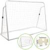 Champion Sports SG3IN1 3-in-1 Trainer Soccer Goal Set, White