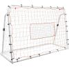 Champion Sports SG3IN1 3-in-1 Trainer Soccer Goal Set, White