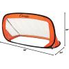 Champion Sports Soccer Pop-Up Goal – 4′ x 2′ – Orange