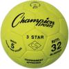 Champion Sports 3 Star Indoor Official Size 5 Soccer Ball with Custom Suede Cover