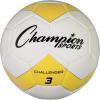 Champion Sports Challenger Soccer Ball(Yellow/White)