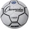 Champion Sports Striker Soccer Ball – PU Cover, Butyl Bladder, Machine-Stitched Panels, Durable Youth & Adult Soccer Ball for Practice or Play (Sizes 3, 4, 5)(Size 4)