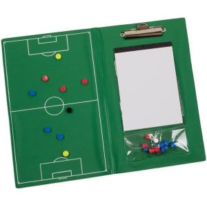 Champion Sports Magnetic Soccer Clipboard Set (Green)