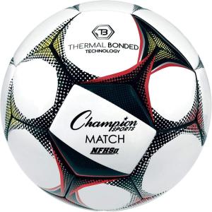 Champion Sports Thermal Bonded “No Stitch” Soccer Ball, Size 5