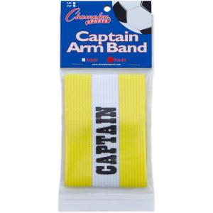 Champion Sports unisex teen Youth Size Captain Armband, Yellow, Youth US